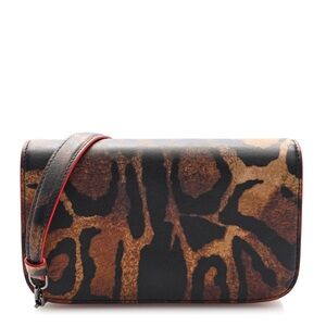 SOLD ❌❌❌ CHRISTIAN LOUBOUTIN Leopard Print Spikes Small Paloma Bag
